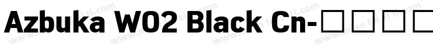 Azbuka W02 Black Cn字体转换